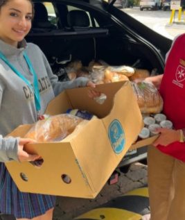 Instagram post: donated bread